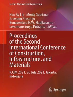cover image of Proceedings of the Second International Conference of Construction, Infrastructure, and Materials